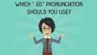 Pronunciation Past Tense Regular Verbs ed [upl. by Yrram]