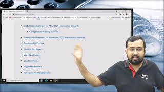 How to download CA  Study Material  RTP  Past Exam Papers  Suggested Answers  from ICAI website [upl. by Damita464]