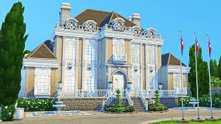 Von Haunt Manor  The Sims 4 Speed Build [upl. by Sekoorb]