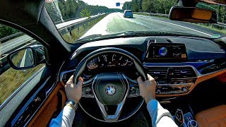 2019 BMW 520d 190HP POV Test Drive  CarzCrew [upl. by Utas]