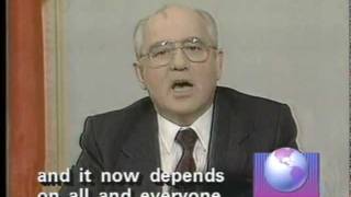 Gorbachev Resigns December 25 1991 [upl. by Zeitler]