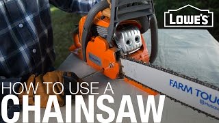 How To Use and Maintain A Chainsaw [upl. by Ymmat]