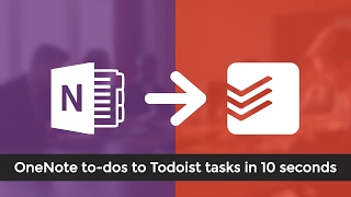 OneNote to Todoist Integration  Todos [upl. by Etnahc]