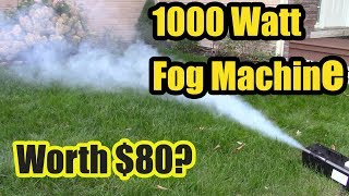 Is this 1000W Fog Machine Worth 80 [upl. by Odnalra]