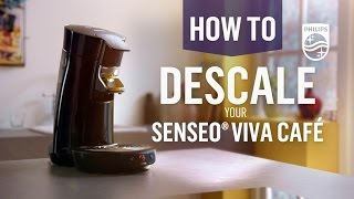 How to descale your Senseo® Viva Café©  Philips  HD7825 [upl. by Nirehtak410]