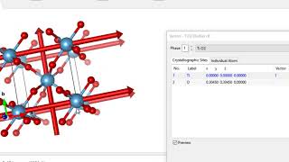 Drawing VECTORS in VESTA  TUTORIAL 6 [upl. by Doreg349]