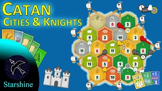 How to play Catan Learn Cities and Knights on Colonist IO 📖 ★ Quick guide to learn the expansion [upl. by Elon]