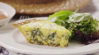 How to Make Spinach Quiche  Brunch Recipes  Allrecipescom [upl. by Naicul9]