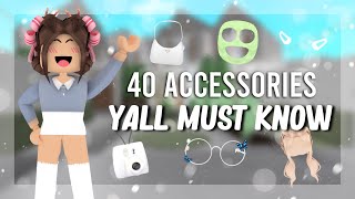 40 Cute Aesthetic accessories WITH CODES  bloxburg [upl. by Wistrup877]