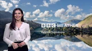 Katerina Christodoulou BBC Weather 12th May 2024 [upl. by Orfurd]