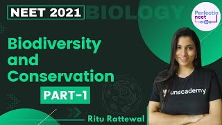 Biodiversity and Conservation  Part 1  NEET 2021  NEET Biology  Ritu Rattewal [upl. by Osber]