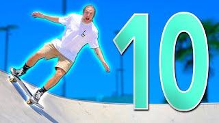 10 EASIEST SKATEPARK TRICKS FOR BEGINNERS [upl. by Yann]