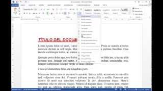 Cómo dar formato de texto en Word [upl. by Sivart]