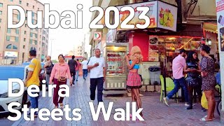 Dubai 4K Deira Dubai Streets Walking Tour [upl. by Yemar]