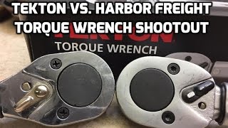 Tekton vs Harbor Freight ½” torque wrench review and accuracy test [upl. by Hecker]