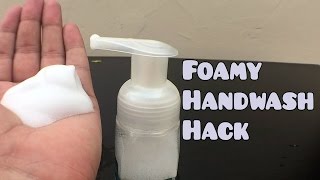 Homemade foaming handwash and save money  What the Hack 4 [upl. by Neelhsa]