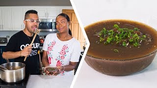 How To Make Trini Tamarind Chutney  Foodie Nation [upl. by Anahsohs]