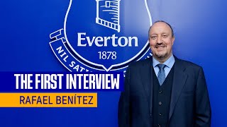 RAFAEL BENITEZ FIRST INTERVIEW AS EVERTON MANAGER [upl. by Sloan]