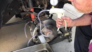 Bleeding Brakes with a Vacuum Pump [upl. by Linehan]