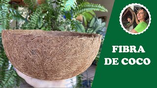 DIY  VASO ECOLÓGICO COM FIBRA DE COCO  FAÇA E VENDA [upl. by Gardy877]