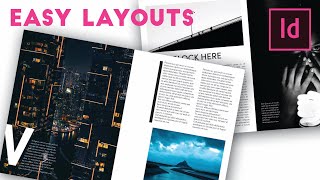 How to make BEAUTIFUL and EASY InDesign Layouts in 9 minutes Episode 1 [upl. by Remington323]