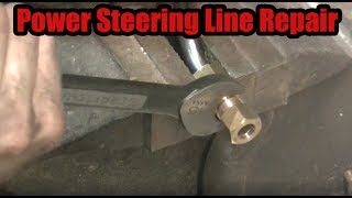 Repairing a Leaking Power Steering Line [upl. by Ysteb]