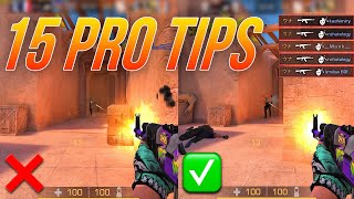 15 PRO TIPS FOR IMPROVING YOUR SKILLS  STANDOFF 2 [upl. by Regdirb708]