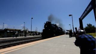 Santa Fe 484 Steam Locomotive 3751 High Speed Pass in 1080p [upl. by Ailaza]