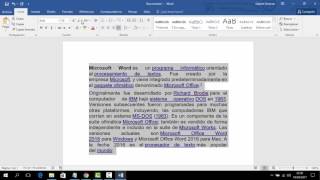 Guiones automáticos Word 2016 [upl. by Wilkey37]