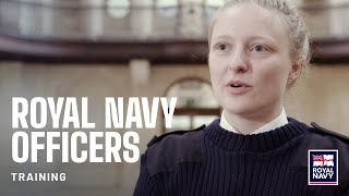 What training do Royal Navy Officers get [upl. by Ecnarrot]