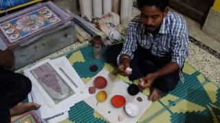 How to make Pattachitra painting [upl. by Araeit]