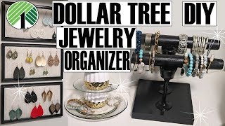 DOLLAR TREE JEWELRY ORGANIZER DIY [upl. by Atwahs]