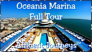 Oceania Marina Full Tour in 1080p [upl. by Llerraf199]