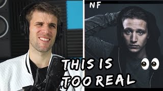 Rapper Reacts to NF Options  FIRST EVER LISTEN The Search Audio [upl. by Llenel]