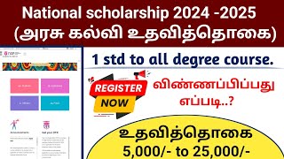 How to Apply National scholarship 2024 2025  NSP APPLY ONLINE [upl. by Virgil288]