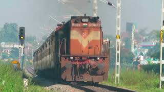 BODHANKACHEGUDA Passenger with Diesel Locomotive [upl. by Gosnell]