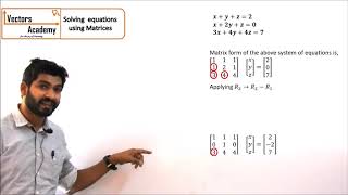 Matrices Solving linear equations by Reduction amp Inversion method [upl. by Lissy71]