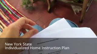 New York State Individualized Home Instruction Plan IHIP [upl. by Karoline]