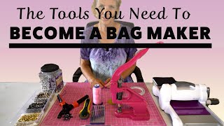 Bag Making for Beginners  Tools amp Materials You Need For Bag Making [upl. by Genisia182]