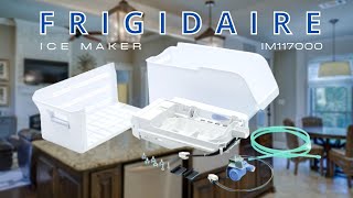 How To Remove A Frigidaire Ice Maker Removal Reinstallation amp Review IM117000 [upl. by Bonucci49]