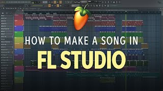 How to Make a Song in FL Studio 20 💻  Software Lesson [upl. by Layod]