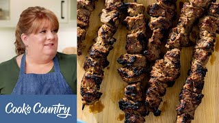 How to Make ShashlikStyle Grilled Beef Kebabs [upl. by Eceinert]