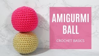 How To Crochet  Easy Beginners Amigurumi Basic Ball LUNA Head Sphere [upl. by Yvi815]