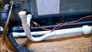 Installing AC Condensate Drain With Clean Out Port [upl. by Notnirb]