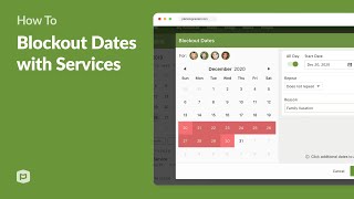 How to Block Out Dates with Planning Center Services [upl. by Josselyn]