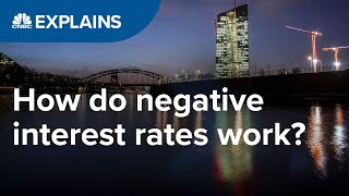 How do negative interest rates work  CNBC Explains [upl. by Naujuj94]