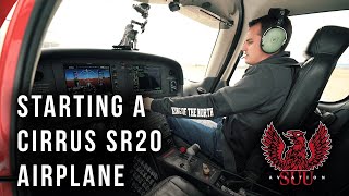 Cirrus SR20 Airplane Startup And Takeoff  Step By Step [upl. by Tegan444]