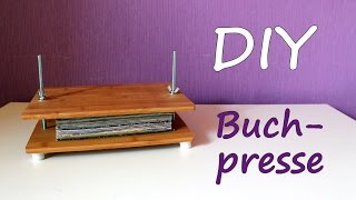 DIY 1 Buchpresse Book Press HD [upl. by Granville64]