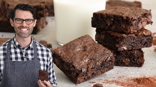 Fudgy Chocolate Brownies Recipe [upl. by Manaker]