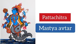 Easy tutorial for pattachitrapattachitra for beginnersMASTYA AVTAR [upl. by Rambow]